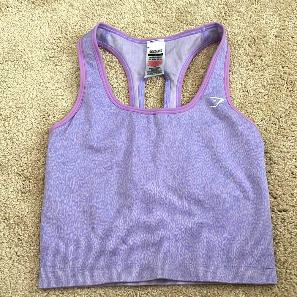 Gymshark light purple tank